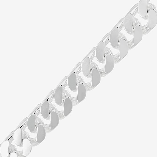 Mens Sterling Silver 22 Inch Curb Chain Necklace
