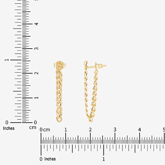 Limited Quantities! Womens 10K Gold Drop Earrings