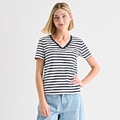 a.n.a Womens V Neck Short Sleeve T-Shirt