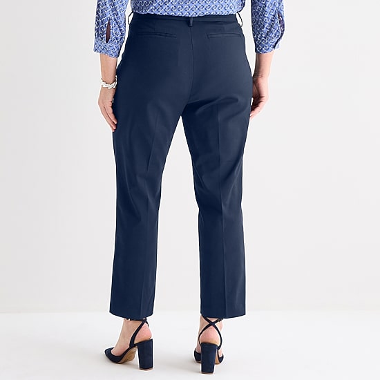 Liz Claiborne Emma Womens Plus Slim Mid Rise Ankle Pant