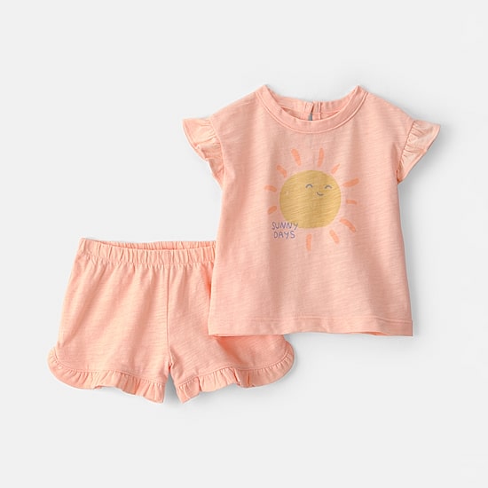 Carter's Baby Girls Jersey 2-pc. Short Set