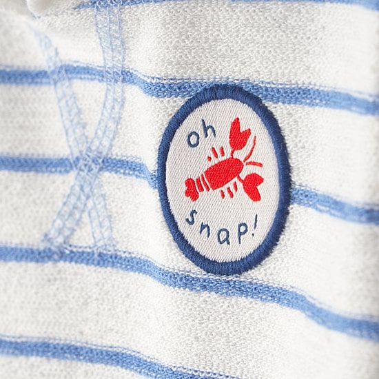Carter's Baby Boys Short Sleeve Striped Romper