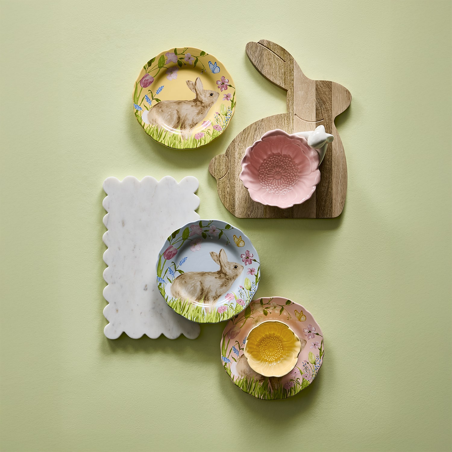 Layerings Easter Bunny Wood Serve Board