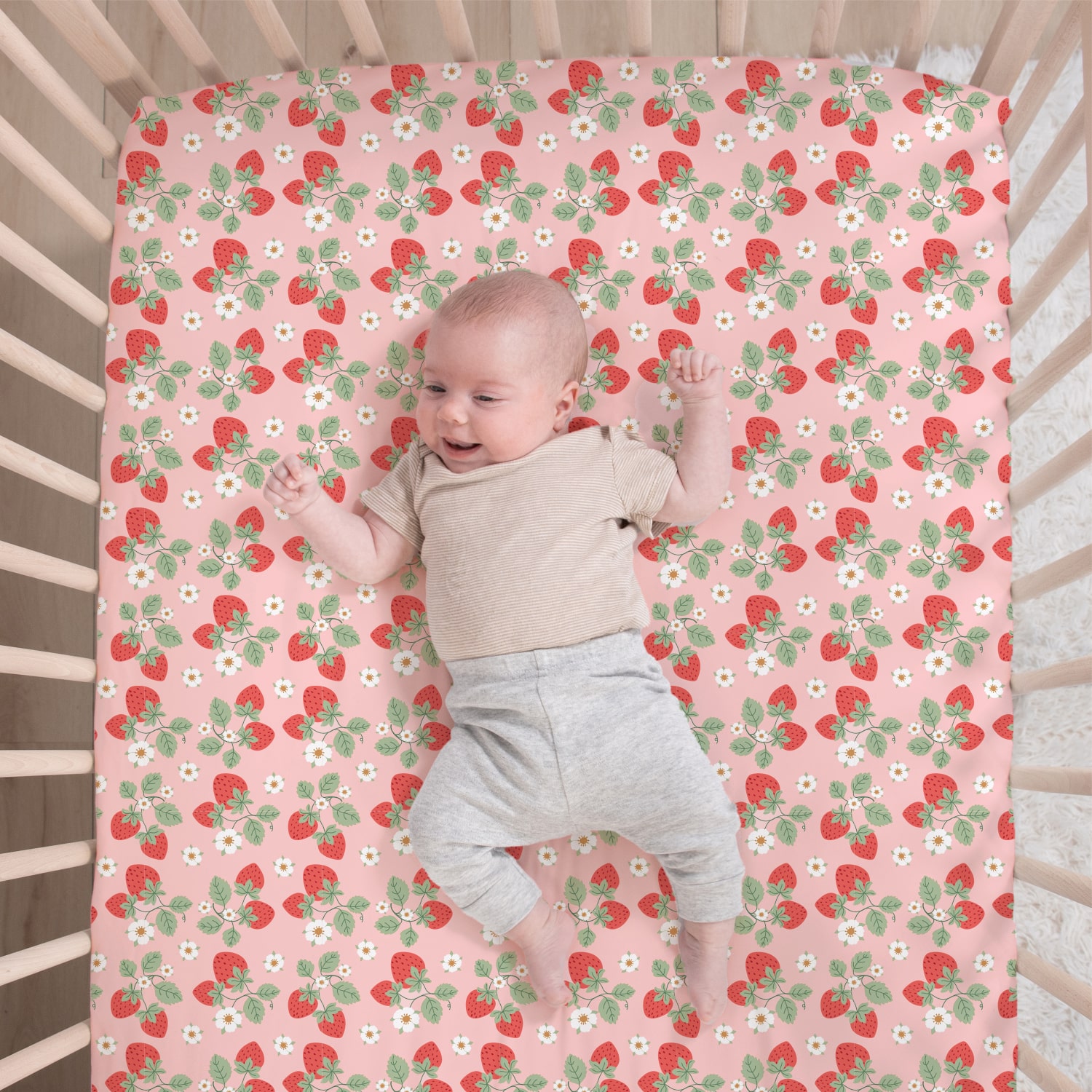 The Peanutshell Crib Bedding Set