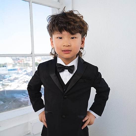 Suit the BOYZ Slim Fit Tuxedo Toddler Boys 5-pc. Suit Set