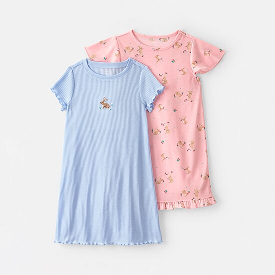 Carter's Toddler Round Neck Short Sleeve 2-pc. Nightgown