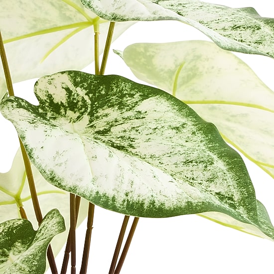 Linden Street 16.5in White Philodendron Artificial Plant