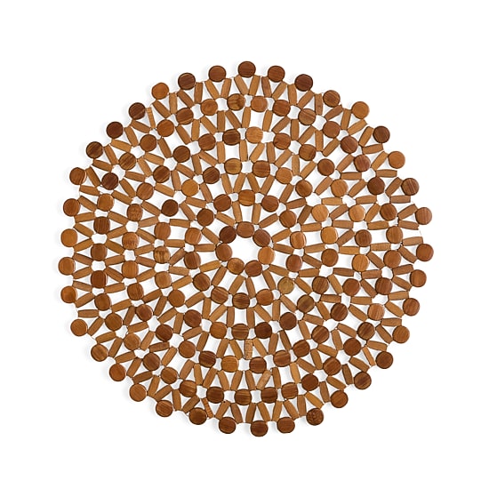 Jenny Martinez Wood Beaded Placemat