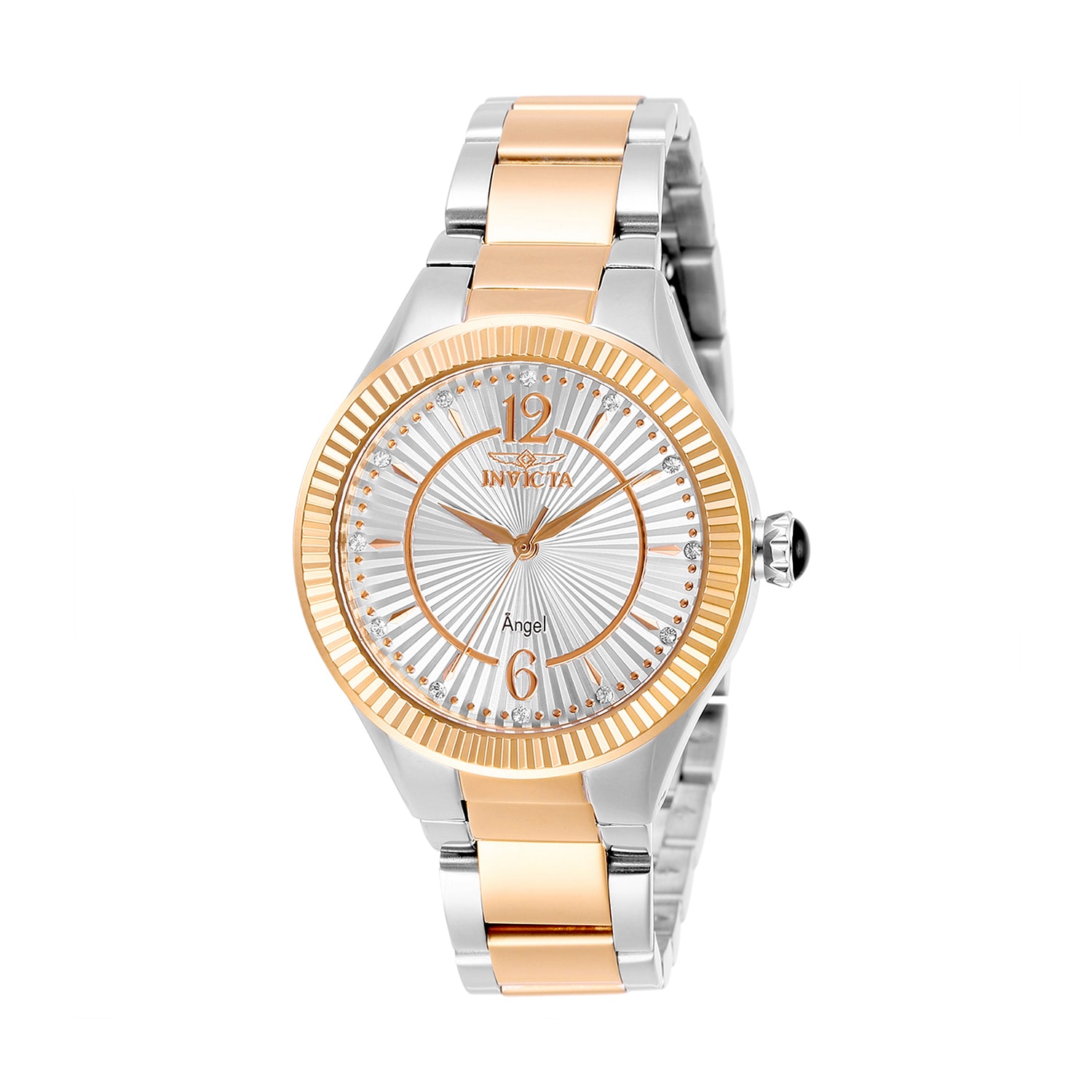 Invicta Angel Womens Two Tone Stainless Steel Bracelet Watch