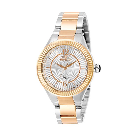 Invicta Angel Womens Two Tone Stainless Steel Bracelet Watch 28343