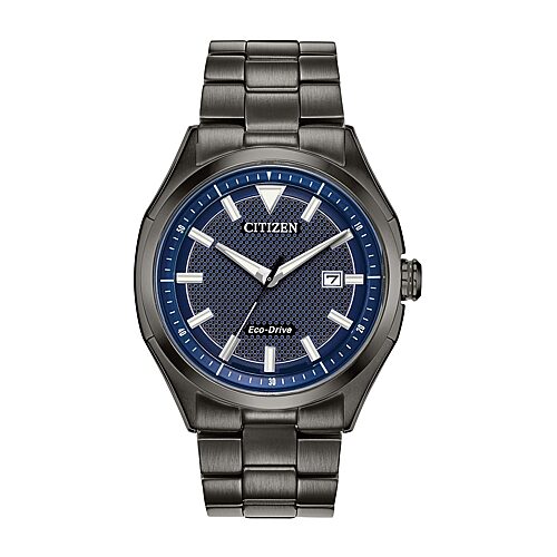 DRIVE FROM CITIZEN ECO-DRIVE Drive from Citizen Mens Black Stainless Steel Bracelet Watch Aw1147-52l, One Size