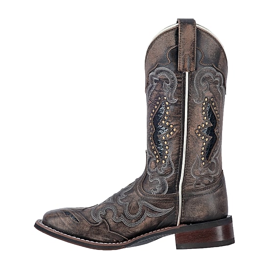 Laredo Womens Spellbound Block Heel Cowboy Boots