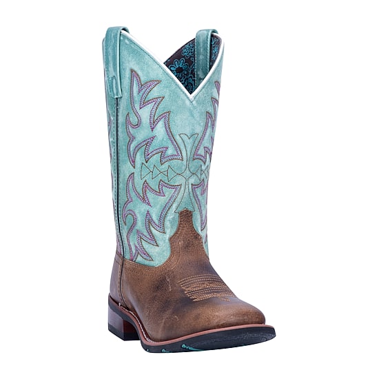 Laredo Womens Anita Block Heel Cowboy Boots