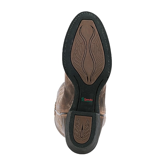 Laredo Womens Maddie Block Heel Cowboy Boots