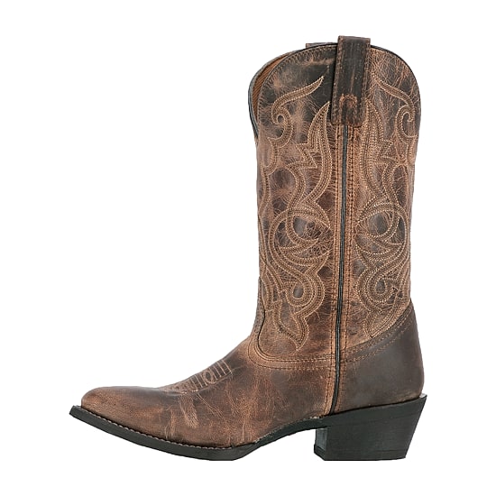 Laredo Womens Maddie Block Heel Cowboy Boots