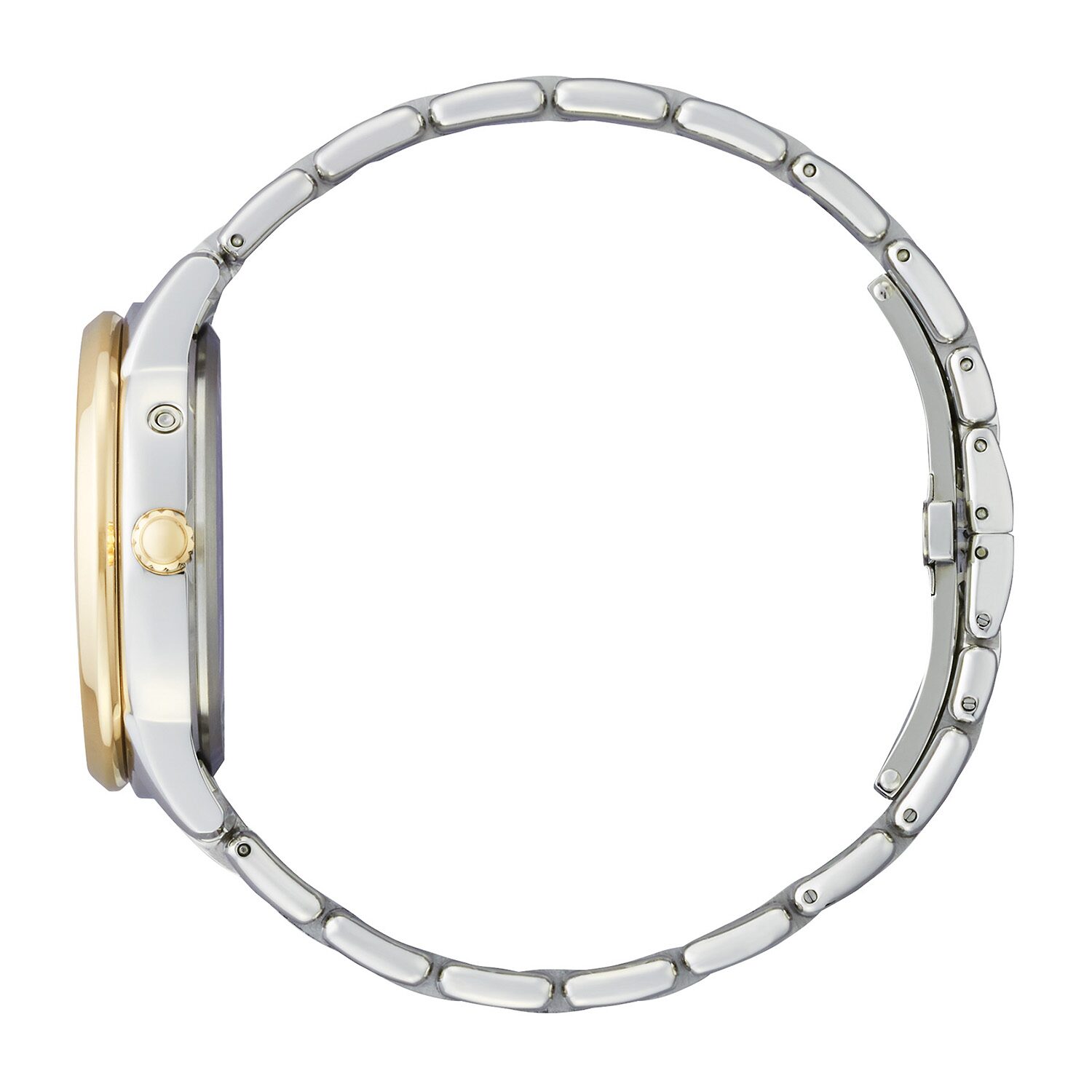 Citizen Calendrier Womens Diamond Accent Two Tone Stainless Steel Bracelet Watch Fd0004-51d