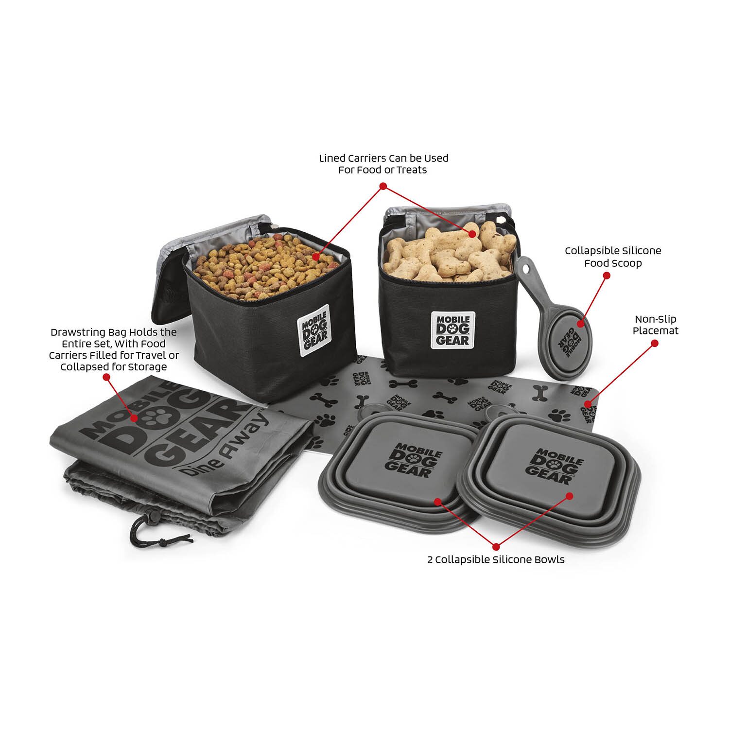 Mobile Dog Gear Dine Away® Bag (Med/Lg Dogs)