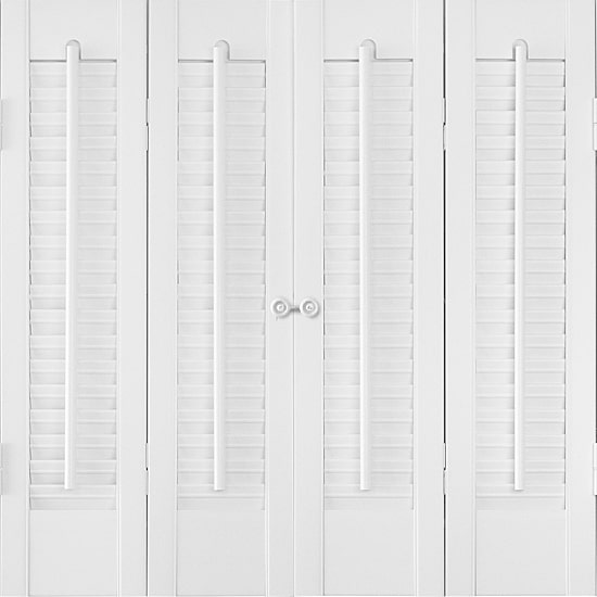 Home Basics Traditional Faux Wood Interior Shutter
