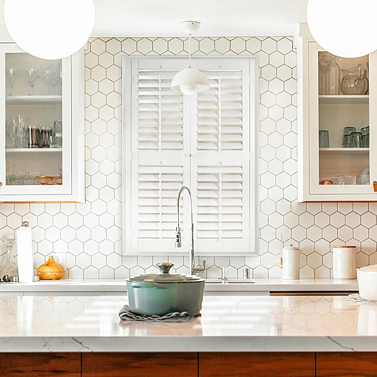 Home Basics Plantation Faux Wood Interior Shutter