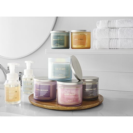 Distant Lands Moss & Bloom 3-Wick Scented Jar Candle