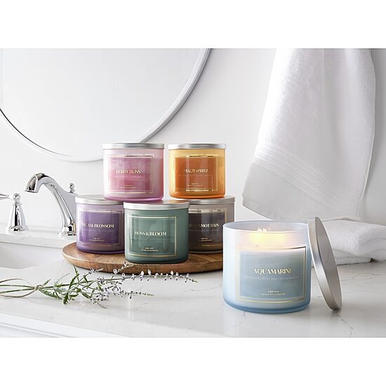 Distant Lands Moss & Bloom 3-Wick Scented Jar Candle