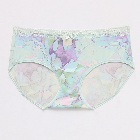 Ambrielle Cotton Womens Average + Full Figure Hipster Panty 364246