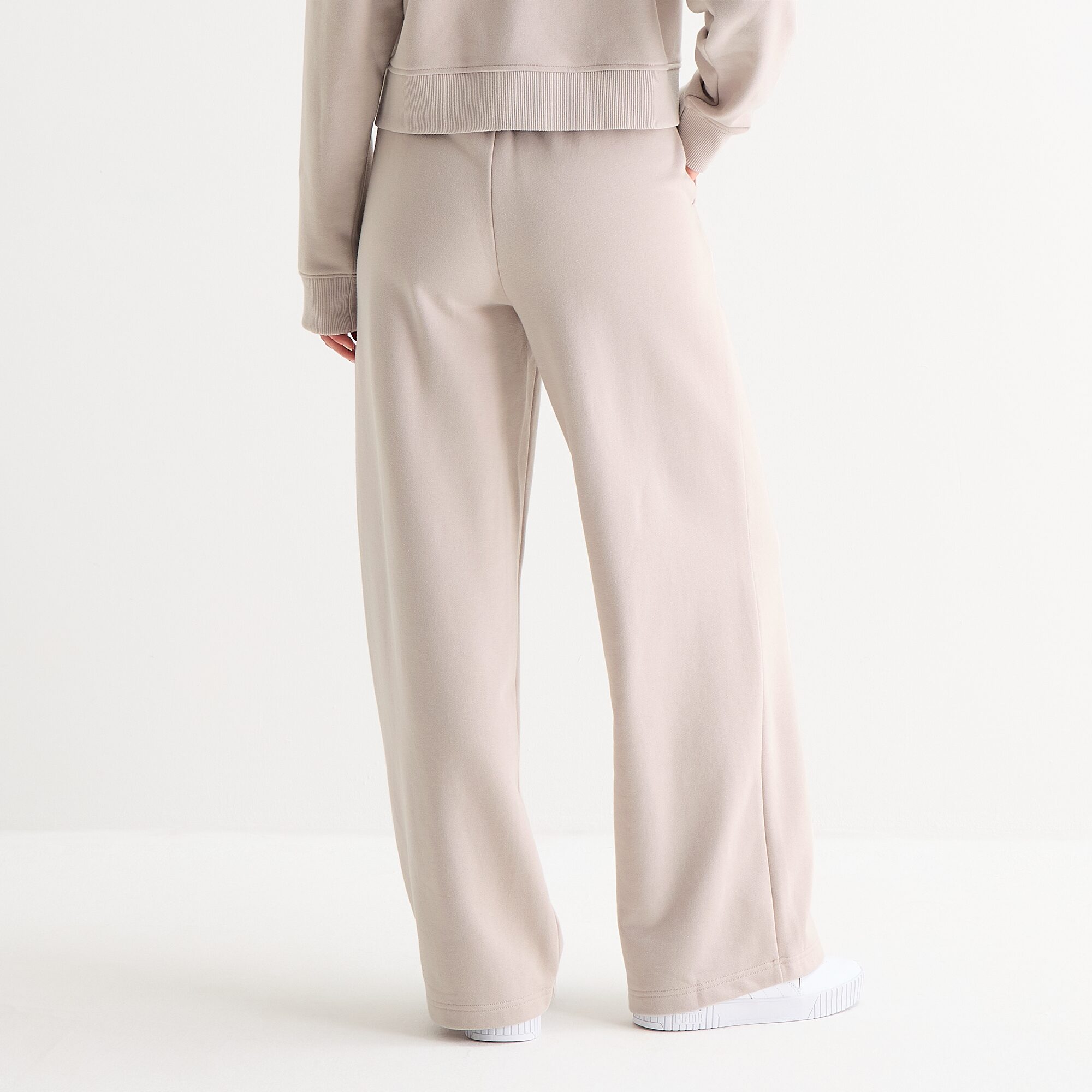 Xersion Womens French Terry Wide Leg Mid Rise Regular Fit Active Pull-On Pant
