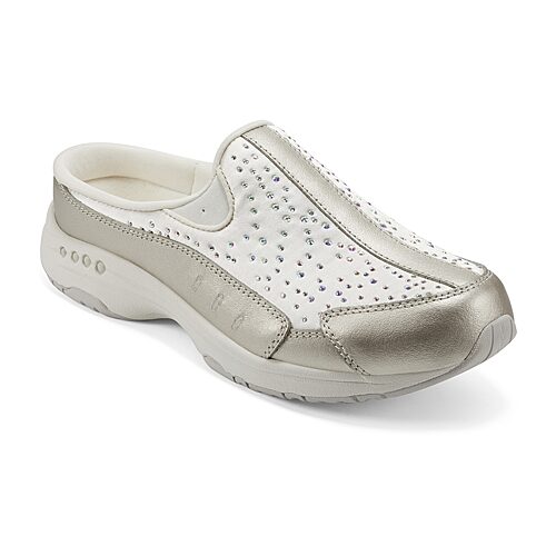Easy Spirit Travelstones Womens Moc Closed Toe Mules-wide Width In Yellow