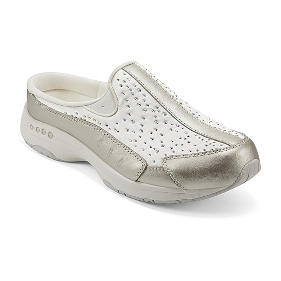 Easy Spirit Travelstones Womens Moc Closed Toe Mules-Wide Width