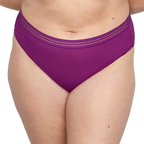 Curvy Couture Womens Briefs 1313s In Purple