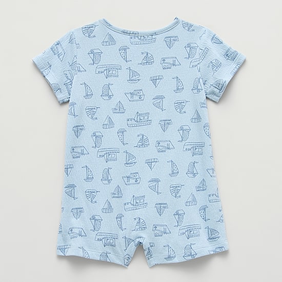 Okie Dokie Baby Boys Short Sleeve Romper