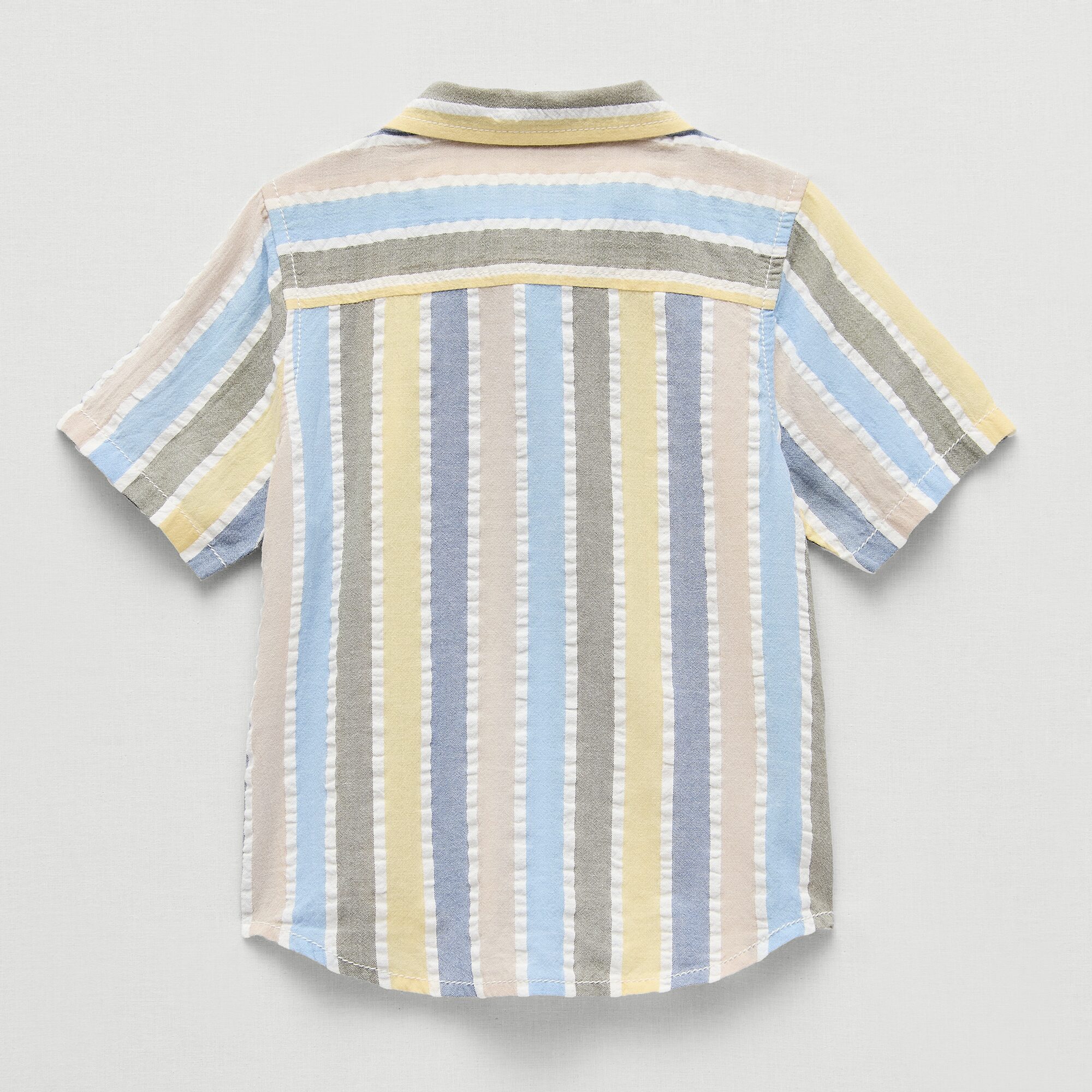 Okie Dokie Adaptive Toddler Boys Easy-on + Easy-off Short Sleeve Regular Fit Button-Down Shirt