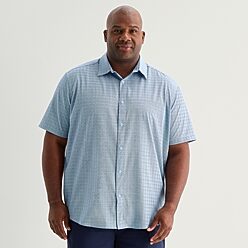 jcpenney big and tall short sleeve dress shirts Big & Tall Shirts | Button-Down & Polo Shirts