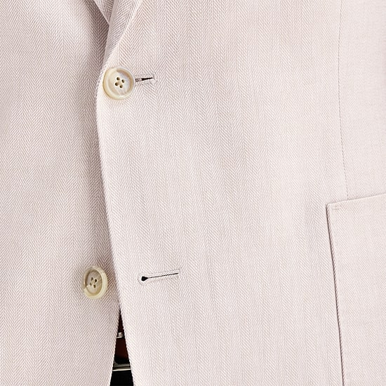 Stafford Linen Cotton Blend Mens Regular Fit Sport Coat
