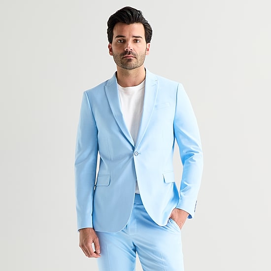 J. Ferrar Ultra Comfort Mens Slim Fit Suit Jacket