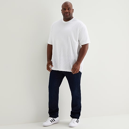 Shaquille O'Neal XLG™ Mens Crew Neck Short Sleeve Regular Fit Big Graphic T-Shirt