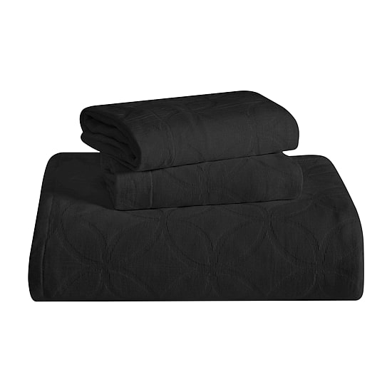 SUPERIOR® Serenity Cotton Matelasse Textured Jacquard Bedspread with Shams