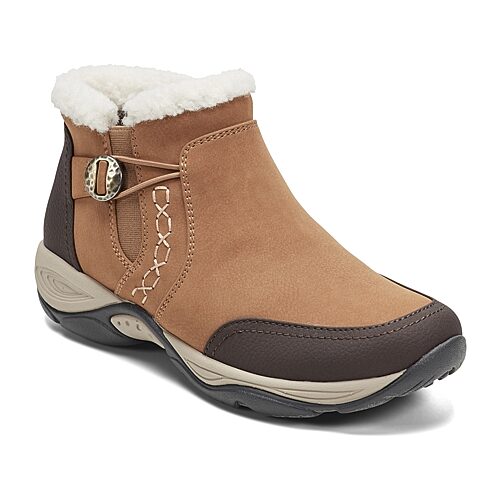 Easy Spirit Womens Erique Flat Heel Winter Boots, 7 1/2 Medium, Brown