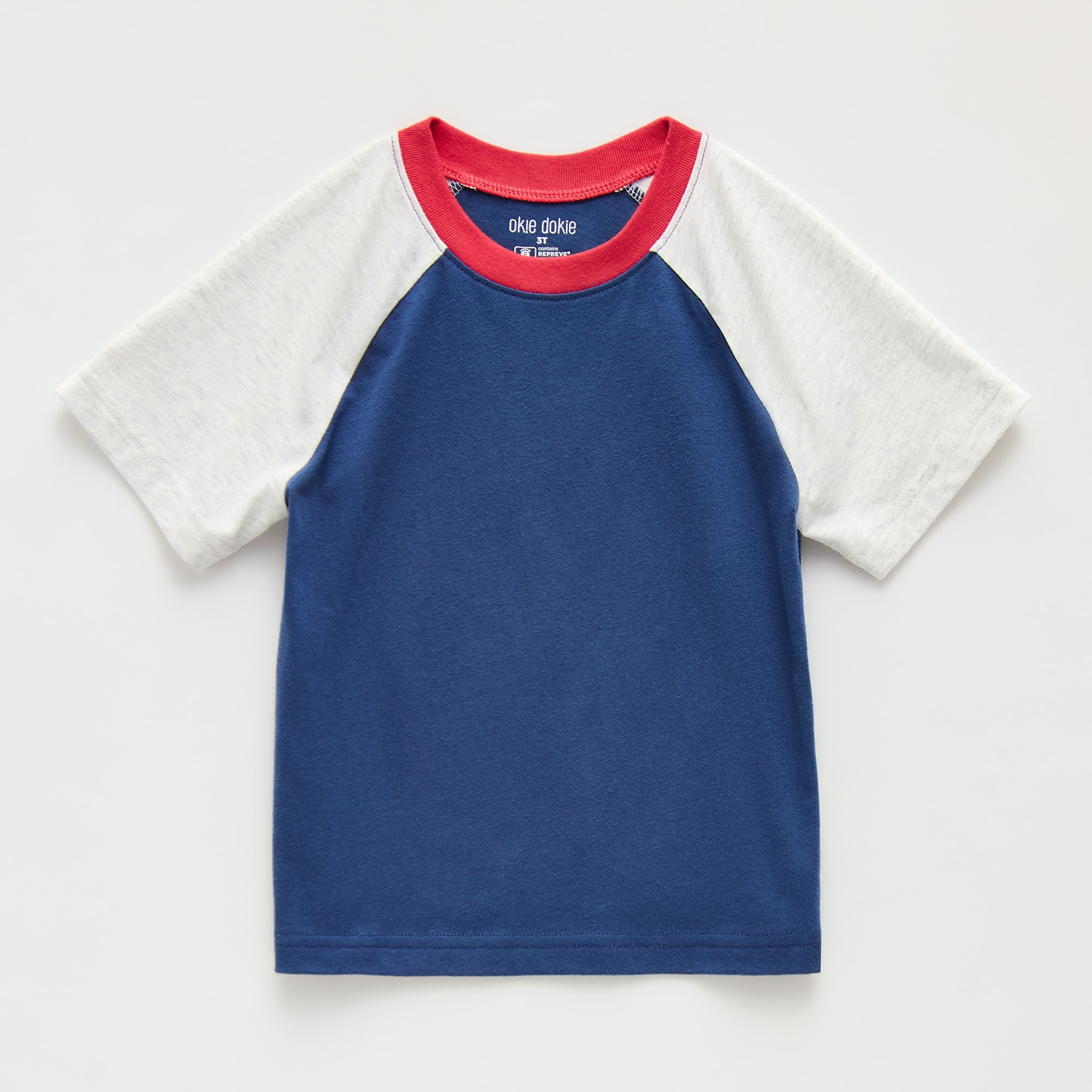 Okie Dokie Toddler & Little Boys Round Neck Short Sleeve T-Shirt
