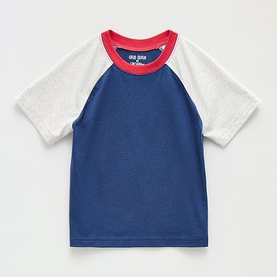 Okie Dokie Toddler & Little Boys Round Neck Short Sleeve T-Shirt