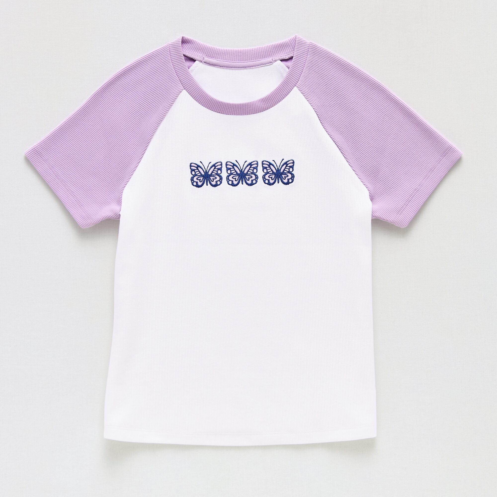 Thereabouts Little & Big Kid Girls Round Neck Short Sleeve T-Shirt