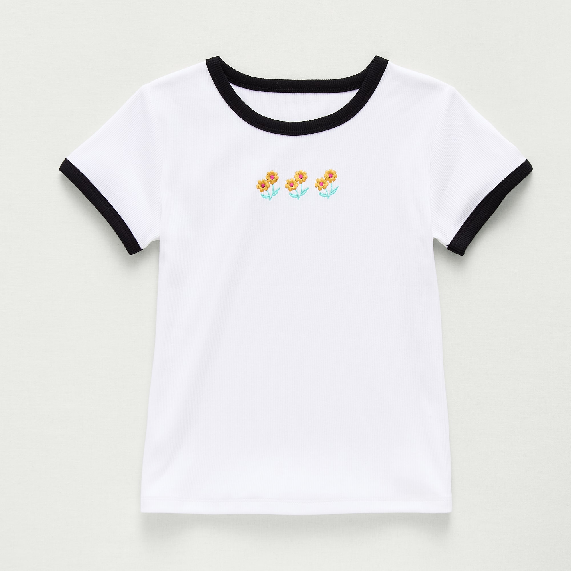 Thereabouts Little & Big Kid Girls Crew Neck Short Sleeve T-Shirt