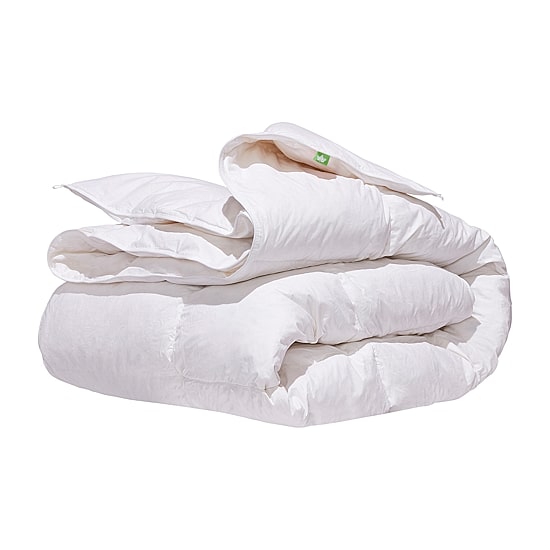 Canadian Down & Feather Company White Goose Feather & Down Duvet, All Season Weight Hypoallergenic Comforter