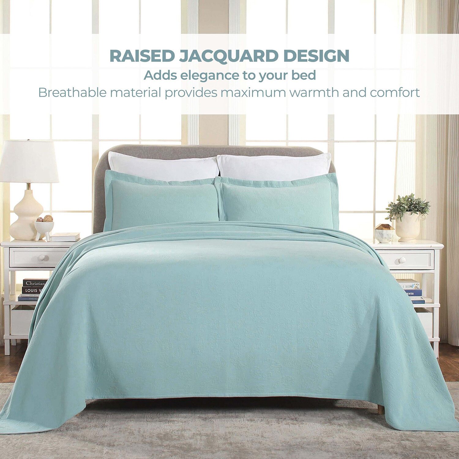 SUPERIOR® Paisley Lightweight Cotton Boho Print Bedspread