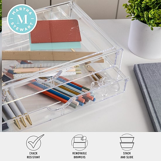 Martha Stewart Organizer With 2 Drawers