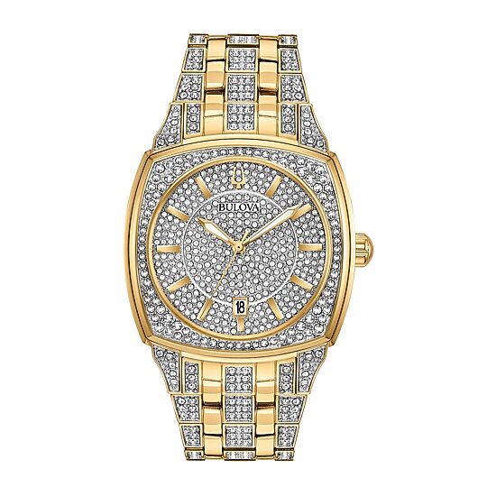 Bulova Phantom Mens Two Tone Stainless Steel Bracelet Watch 98b323