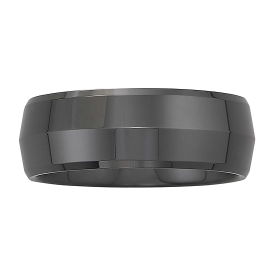 Men's 8mm Domed Band Ceramic