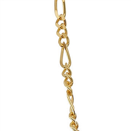 Girls 14K Gold Over Silver 15 Inch Link Necklace