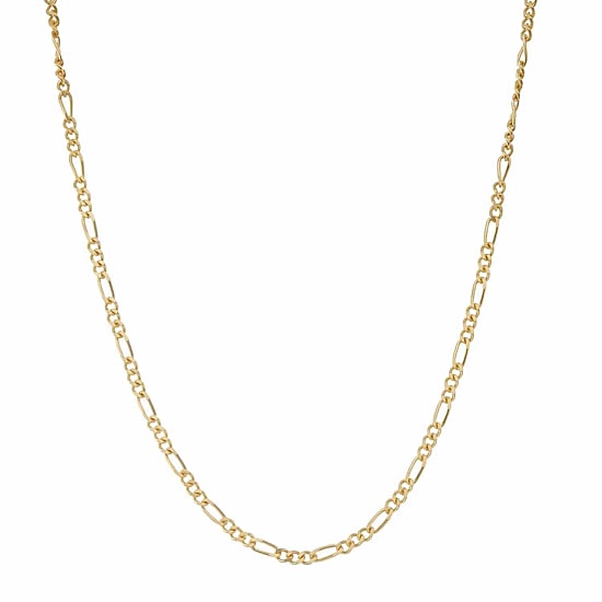 Girls 14K Gold Over Silver 15 Inch Link Necklace