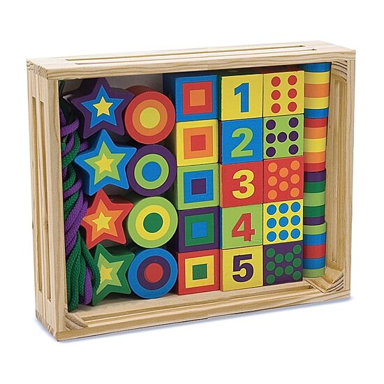 Melissa & Doug Lacing Beads Interactive Toy